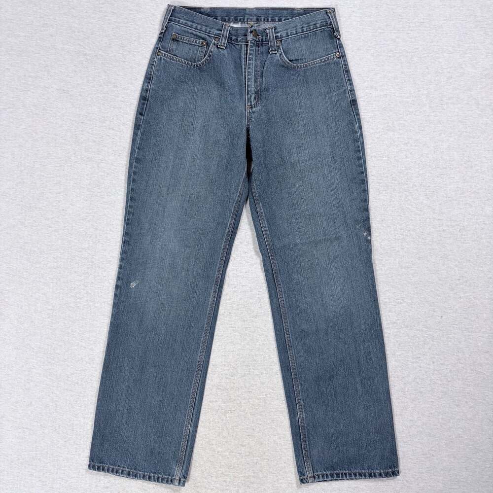 Carhartt Relaxed Fit Denim Jeans 101483-968 Blue 32x32